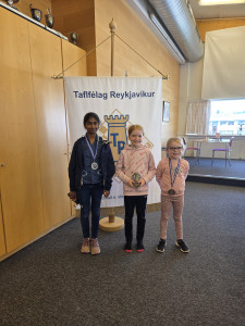 Likhithasri, Katrín Ósk, Emilía Klara