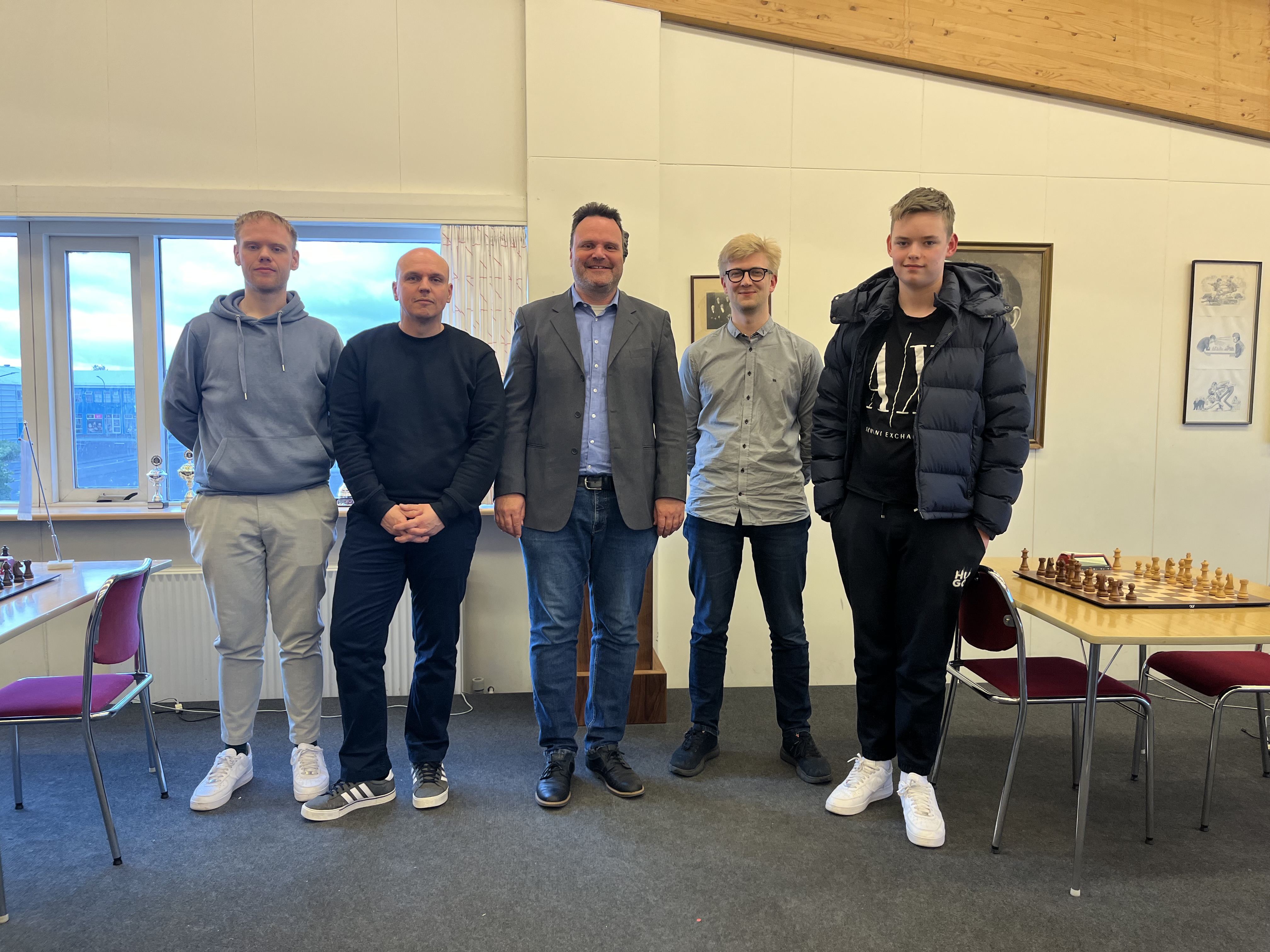 Kristófer, Arnar, Helgi, Gauti, Theodór.