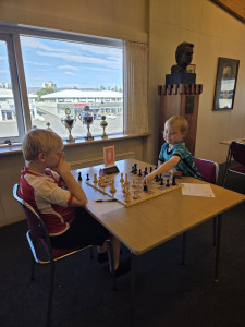 Dagur Sverrisson og Helgi Fannar