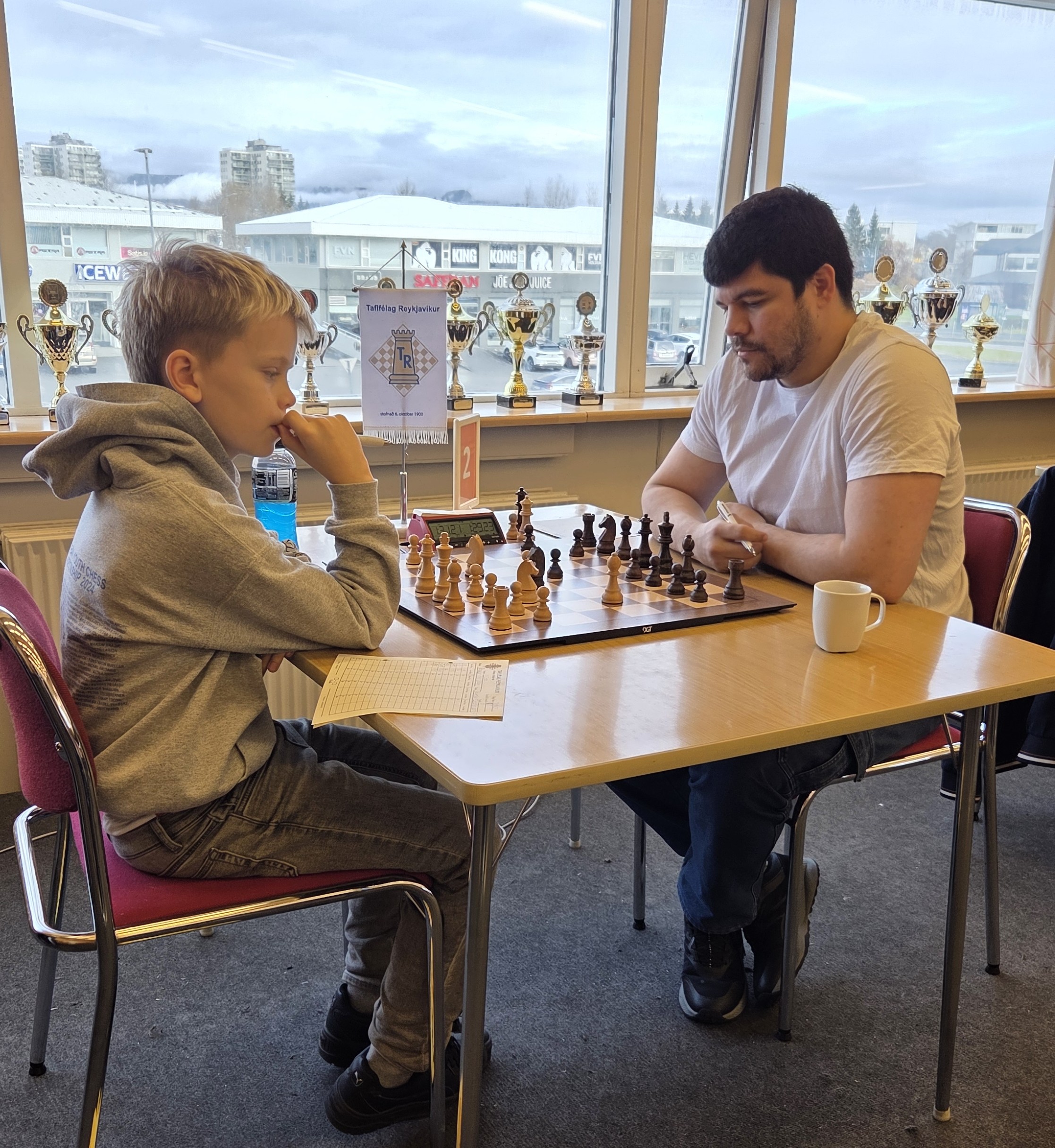 Haukur Víðis og Roberto Osario