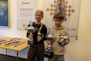 Stúlkna og drengjameistari Reykjavíkur: Emilía Embla og Haukur Víðis